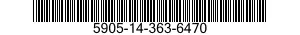 5905-14-363-6470 RESISTOR,VARIABLE,WIRE WOUND,NONPRECISION 5905143636470 143636470