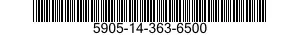 5905-14-363-6500 RESISTOR,VARIABLE,NONWIRE WOUND,NONPRECISION 5905143636500 143636500