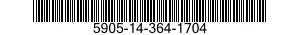 5905-14-364-1704 RESISTOR,FIXED,WIRE WOUND,INDUCTIVE 5905143641704 143641704