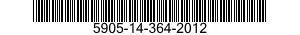 5905-14-364-2012 RESISTOR,VARIABLE,NONWIRE WOUND,NONPRECISION 5905143642012 143642012