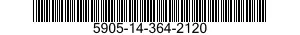 5905-14-364-2120 RESISTOR,FIXED,FILM 5905143642120 143642120