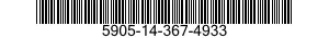 5905-14-367-4933 RESISTOR,FIXED,FILM 5905143674933 143674933