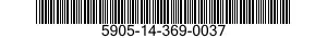 5905-14-369-0037 RESISTOR,VARIABLE,NONWIRE WOUND,NONPRECISION 5905143690037 143690037