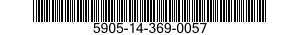 5905-14-369-0057 RESISTOR,VARIABLE,NONWIRE WOUND,NONPRECISION 5905143690057 143690057