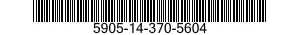 5905-14-370-5604 RESISTOR,FIXED,FILM 5905143705604 143705604