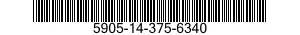 5905-14-375-6340  5905143756340 143756340