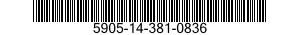 5905-14-381-0836  5905143810836 143810836