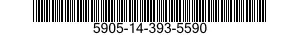 5905-14-393-5590 RESISTOR,FIXED,WIRE WOUND,INDUCTIVE 5905143935590 143935590