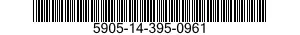 5905-14-395-0961 RESISTOR,VARIABLE,NONWIRE WOUND,NONPRECISION 5905143950961 143950961