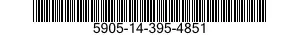 5905-14-395-4851 RESISTOR,FIXED,FILM 5905143954851 143954851