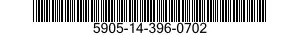 5905-14-396-0702 RESISTOR,FIXED,WIRE WOUND,INDUCTIVE 5905143960702 143960702
