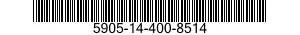 5905-14-400-8514 RESISTOR,VARIABLE,NONWIRE WOUND,NONPRECISION 5905144008514 144008514