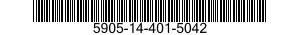 5905-14-401-5042 RESISTOR,FIXED,WIRE WOUND,INDUCTIVE 5905144015042 144015042