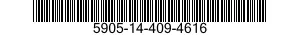 5905-14-409-4616 RESISTOR,VARIABLE,WIRE WOUND,NONPRECISION 5905144094616 144094616