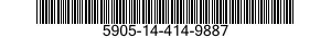 5905-14-414-9887 RESISTOR,FIXED,WIRE WOUND,INDUCTIVE 5905144149887 144149887