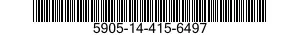 5905-14-415-6497 RESISTOR,VARIABLE,NONWIRE WOUND,PRECISION 5905144156497 144156497