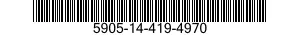 5905-14-419-4970 RESISTOR,FIXED,FILM 5905144194970 144194970