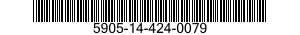 5905-14-424-0079 RESISTOR ASSORTMENT 5905144240079 144240079