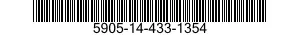 5905-14-433-1354 RESISTOR,FIXED,FILM 5905144331354 144331354
