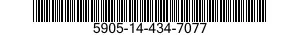 5905-14-434-7077 RESISTOR,VARIABLE,NONWIRE WOUND,NONPRECISION 5905144347077 144347077