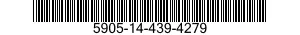 5905-14-439-4279 RESISTOR,FIXED,WIRE WOUND,INDUCTIVE 5905144394279 144394279