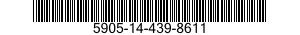 5905-14-439-8611 RESISTOR,FIXED,WIRE WOUND,INDUCTIVE 5905144398611 144398611