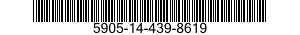 5905-14-439-8619 RESISTOR,FIXED,WIRE WOUND,INDUCTIVE 5905144398619 144398619