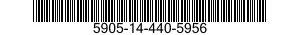 5905-14-440-5956 RESISTOR,FIXED,WIRE WOUND,INDUCTIVE 5905144405956 144405956