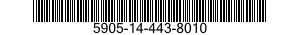 5905-14-443-8010 RESISTOR,FIXED,FILM 5905144438010 144438010