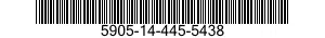 5905-14-445-5438 RESISTOR,VARIABLE,NONWIRE WOUND,NONPRECISION 5905144455438 144455438
