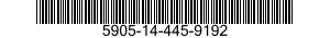 5905-14-445-9192 RESISTOR,VARIABLE,WIRE WOUND,NONPRECISION 5905144459192 144459192