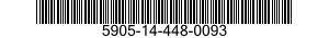 5905-14-448-0093 RESISTOR,VARIABLE,WIRE WOUND,NONPRECISION 5905144480093 144480093