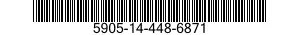 5905-14-448-6871 RESISTOR,VARIABLE,WIRE WOUND,NONPRECISION 5905144486871 144486871
