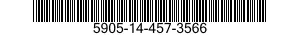 5905-14-457-3566 RESISTOR,FIXED,FILM 5905144573566 144573566