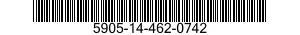 5905-14-462-0742 RESISTOR,VARIABLE,NONWIRE WOUND,NONPRECISION 5905144620742 144620742