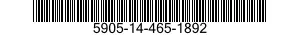 5905-14-465-1892 RESISTOR ASSEMBLY 5905144651892 144651892