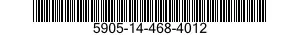 5905-14-468-4012 RESISTOR,FIXED,WIRE WOUND,INDUCTIVE 5905144684012 144684012
