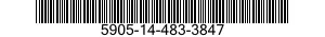5905-14-483-3847 RESISTOR,THERMAL 5905144833847 144833847