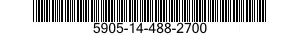 5905-14-488-2700 RESISTOR,VARIABLE,WIRE WOUND,PRECISION 5905144882700 144882700