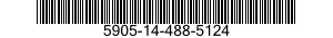 5905-14-488-5124 RESISTOR,VARIABLE,NONWIRE WOUND,NONPRECISION 5905144885124 144885124