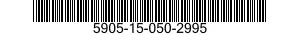5905-15-050-2995 RESISTOR,FIXED,FILM 5905150502995 150502995