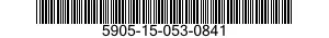 5905-15-053-0841 RESISTOR,FIXED,FILM 5905150530841 150530841