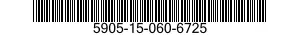 5905-15-060-6725 RESISTOR VARIABLE 5905150606725 150606725