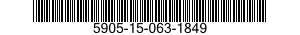 5905-15-063-1849 RESISTOR VARIABLE 5905150631849 150631849