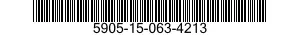 5905-15-063-4213 RESISTOR,FIXED,FILM 5905150634213 150634213