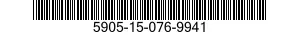 5905-15-076-9941 RESISTORE FISSO FIL 5905150769941 150769941