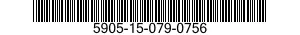 5905-15-079-0756 RESISTOR,FIXED,FILM 5905150790756 150790756