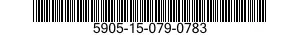 5905-15-079-0783 RESISTOR,FIXED,FILM 5905150790783 150790783