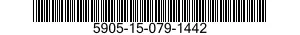 5905-15-079-1442 RESISTOR,FIXED,WIRE WOUND 5905150791442 150791442