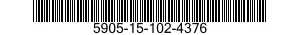 5905-15-102-4376 RESISTOR,ADJUSTABLE 5905151024376 151024376